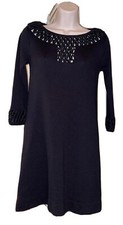 Novo sem etiquetas Milly Original mescla de seda Vestido Preto Tamanho P (Varejo $495!) comprar usado  Enviando para Brazil