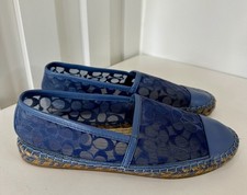 Coach cleo espadrilles for sale  GRAYS