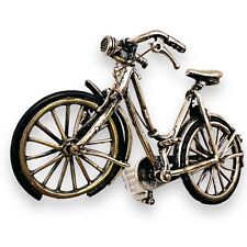 Enfeite de estatueta de bicicleta vintage sólido prata esterlina 925 miniatura 3D comprar usado  Enviando para Brazil