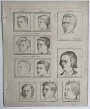 Drawing heads 1930s for sale  GLASGOW