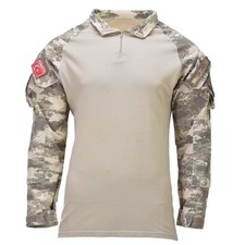 Camisa de combate militar turca original tecido elástico tático camuflagem M2021 comprar usado  Enviando para Brazil