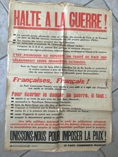 Affiche halte guerre d'occasion  Orleans-