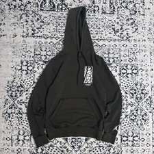 Używany, Vintage Air Jordan Unisex butelka khaki zielona bawełniana bluza z kapturem rozmiar XS regular fit na sprzedaż  PL