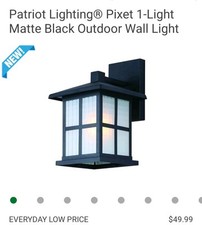 Outdoor wall light for sale  Eau Claire