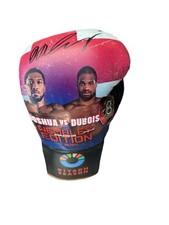 Pôster oficial de luta assinado à mão por Daniel Dubois luva de boxe V Anthony Joshua AJ comprar usado  Enviando para Brazil