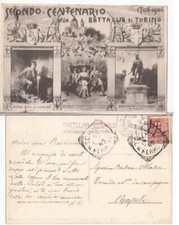 STORIA POSTALE CARTOLINA SECONDO CENTENARIO BATTAGLIA DI TORNO  FP, usado comprar usado  Enviando para Brazil