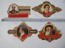 étiquettes cigares gaufrées d'occasion  Nazelles-Négron