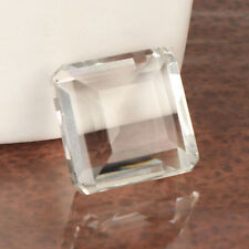 Pedra preciosa facetada quadrada topázio branco cristal grande 87,75 CT para ideia de joia, usado comprar usado  Enviando para Brazil