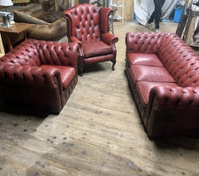 Vintage oxblood leather for sale  HYDE