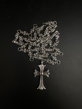 Chrome heart necklace for sale  Smyrna