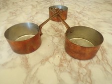 Petites casseroles cuivre d'occasion  Ancerville