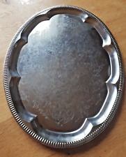 Großes serviertablett silberf gebraucht kaufen  Lauterbach