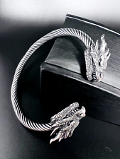 Drache armreif edelstahl gebraucht kaufen  Traunreut