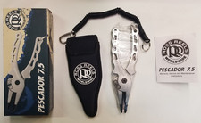 Alicate de pesca Pescador 7,5" alumínio, cor platina, coldre e cordão, novo comprar usado  Enviando para Brazil