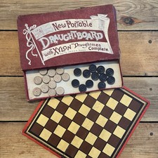 Vintage draughts board for sale  CRANLEIGH