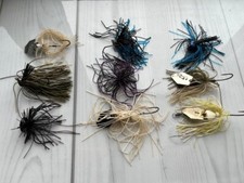 Usado, Lote de 9 iscas Bass Heads Jig 12-25 g comprar usado  Enviando para Brazil