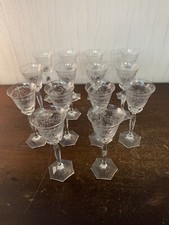 Engraved glass liquor d'occasion  Expédié en Belgium