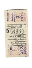 Bus ticket aberfeldy for sale  SOUTHAMPTON