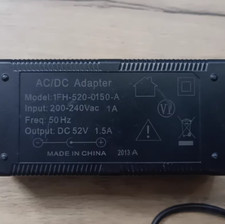 Carregador adaptador de energia 1FH-520-0150-A 52V 1.5A comprar usado  Enviando para Brazil