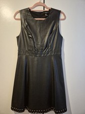 Black leather dress for sale  ILFORD