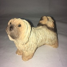 Estatueta vintage Stone Critters Lhasa Apso SC-101 pedra resina cachorro 1984 EUA comprar usado  Enviando para Brazil