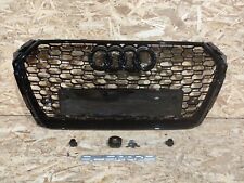 Grelha de favo de mel estilo RS4 preta brilhante para Audi A4 S4 B9 17-19 aparência OEM comprar usado  Enviando para Brazil