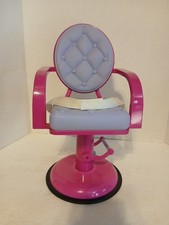 Cadeira de salão de cabeleireiro American Girl rosa/roxa comprar usado Cadeira de salão de cabeleireiro American Girl rosa/roxa comprar usado  Enviando para Brazil