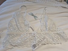 Topshop cream bralette for sale  OXFORD