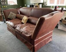 Vintage leather sofa for sale  NOTTINGHAM