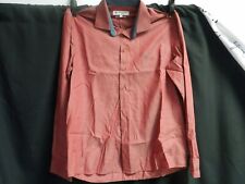 Usado, Camisa social masculina manga longa Dudalina "Office" 40/15 1/2 botões vermelha/cinza comprar usado  Enviando para Brazil