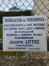 Plaque émaillée bombée d'occasion  Vesoul