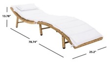 Safavieh colley sunlounger for sale  Whitestown