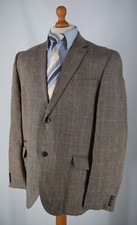 Mens beige checked for sale  GLASGOW