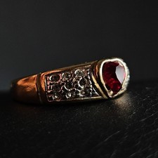 Bague cœur cristal d'occasion  Toulouse-