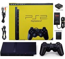 Console Sony PS2 Slim, PlayStation 2 (sem região), varejo na caixa + adaptador HDMI comprar usado  Enviando para Brazil