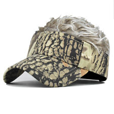 Novo Chapéu de Beisebol Masculino Viseira Solar Toupee Chapéu Peruca Pontiaguda Chapéu Golfe com Boné de Cabelo Falso, usado comprar usado  Enviando para Brazil