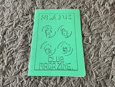 Slade club magazine for sale  NEWQUAY