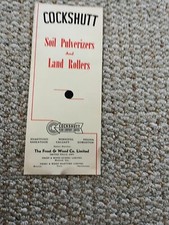 Cockshut soil pulverizers for sale  Berlin