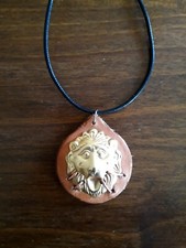 Collana testa leone usato  Novara