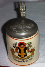 Bierkrug zinndeckel münchener gebraucht kaufen  Eisfeld