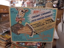 Caixa de exibição de doces vintage manteiga noz barras de doces gráficos de vaca década de 1950 por Hollywood comprar usado  Enviando para Brazil