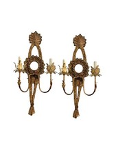Sconce pair wood for sale  Broken Arrow