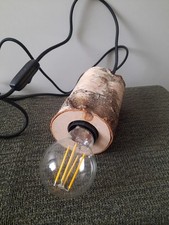 Hängelampe birkenstamm led gebraucht kaufen  Hannover