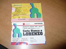 Biglietto tickets concerto usato  Casalpusterlengo
