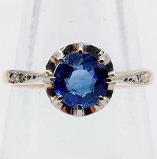 Bague solitaire art d'occasion  Paris II