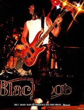 Antigo anos 80 GREG T WALKER BLACKFOOT IBANEZ PINUP PAGE Impressão Anúncio Roadstar II Baixo comprar usado  Enviando para Brazil