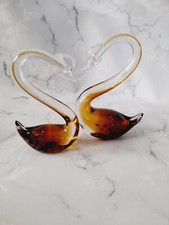Elegant glass swan for sale  LONDONDERRY