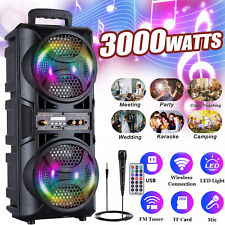 3000w portable bluetooth for sale  BIRMINGHAM