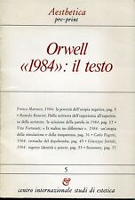 Orwell 1984 testo usato  Italia