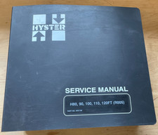 Manual de serviço Hyster para empilhadeiras H80, 90, 100, 110, 120 pés (R005) - ORIGINAL comprar usado  Enviando para Brazil